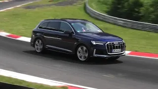 2021 Audi SQ7 testing on the Nürburgring!