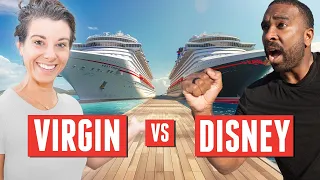 I Tried TWO CRUISES at the Same Time! | Virgin Voyages vs Disney Wish: Ultimate Cruise Battle!