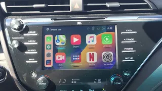 Android 10 с CarPlay для Toyota Touch 3 на примере Camry 2018+