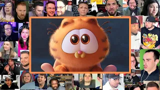 The Garfield Movie - Official Trailer Reaction Mashup | Sony Pictures