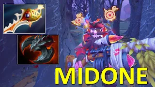 SMG.MIDONE SNIPER [26/8/18] WITH DIVINE RAPIER AND SATANIC | DOTA 2 7.32 GAMEPLAY