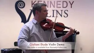 Giuliani Etude Violin from KennedyViolins.com (Telemann excerpt)