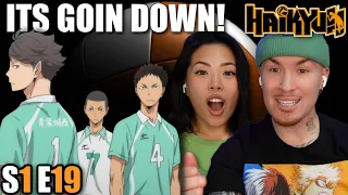 THE BIGGEST CHALLENGE YET!! LETS GO!!😤 | Haikyuu!! Reaction S1 Ep 19