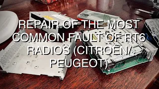 🇺🇸/🇬🇧 Repair of the most common RT6 radio fault (Citroen/Peugeot), including extraction from DS5