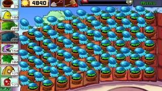 Plants vs Zombies - Winter Melons vs All Zombies : Last stand Roof - 5 Flags Completed.  #379