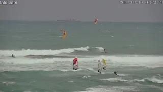 Israel extreme windsurfing bat galim Haifa 10.4.2021