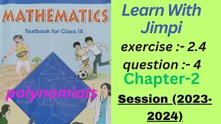 ex 2.4 q4 class 9//expand by suitable identities// cbse //2023-2024//ncert solution//