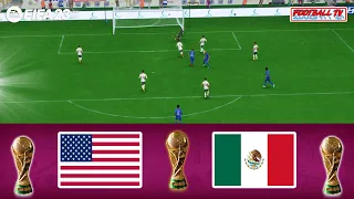 FIFA 23 | USA vs MEXICO - FIFA WORLD CUP FINAL | Full Match - PC Gameplay