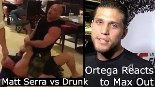 Brian Ortega Reacts to Max Holloway Out of UFC 226 | Matt Serra Subdues A Drunk