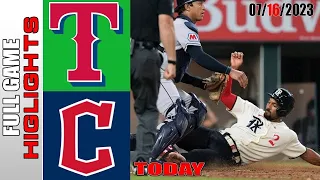 Texas Rangers vs Cleveland Guardians FULL GAME HIGHLIGHTS | MLB TODAY July 16, 2023 | MLB 2023