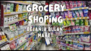 Belanja bulanan | belanja bulan maret 2024 |grocery shopping