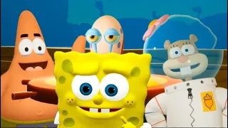 SpongeBob Battle for Bikini Bottom Rehydrated All Cutscenes | Full Game Movie