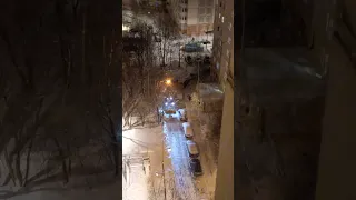 Уборка снега в Южном Бутово 18.12.2022 Часть 2