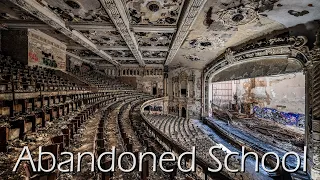 Abandoned Detroit Cooley High School was immaculate but suffered from a fire & years of abandonment