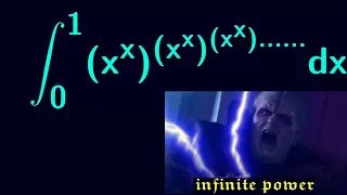 A ridiculously awesome infinite power tower integral!!!