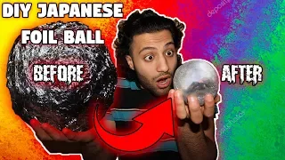 ⚠ Super Polishing ⚠ Aluminum Foil Japanese Balls Foil Ball Challenge I SPENT A WHOLE DAY MAKING THIS