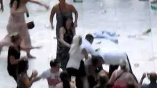 Fight at Robbie Williams concert 30.06.13