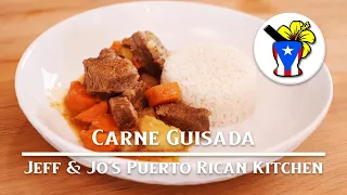 Carne Guisada  (Beef Stew) - Easy Puerto Rican Recipe