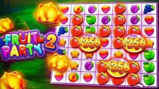 КУПИЛ МНОГО ДОРОГИХ БОНУСОК В FRUIT PARTY 2!! // ЭТО МАКСВИН? ЗАНОСЫ НЕДЕЛИ