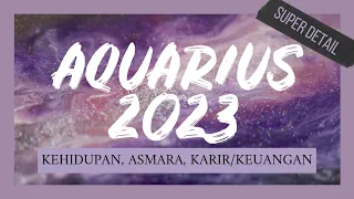 AQUARIUS 2023 - REJEKI BERLIMPAH! AKHIRNYAAA🥰😍💰🤑💖 #2023 #aquarius #tarot