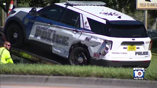 Woman killed, officer injured following police-involved crash in Coconut Creek