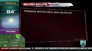 HD Local On the 8s - Knoxville TN - Severe T'Storm Warning  - 5/26/24 3:58 PM