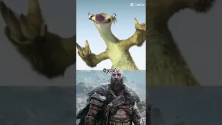 Sid from ice age vs Kratos God of war