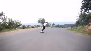 Skateboard bike crash