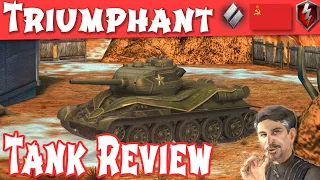 Triumphant WOT Blitz Tier 6 Soviet Medium Review - Guide | Littlefinger on World of Tanks Blitz