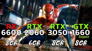 GTX 1660 Super vs RTX 3050 vs RTX 2060 vs RX 6600 | Test In 1080P & 1440P