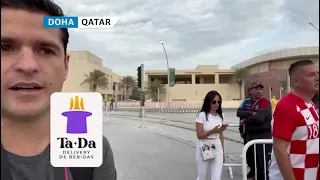 La 'novia' de Qatar apoya a Croacia en el Mundial de Qatar