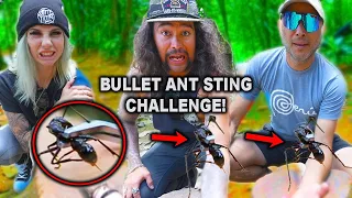 3 friends STUNG by a BULLET ANT! (Exposing Coyote Peterson)