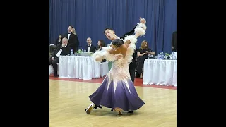 Квикстеп / Колбаско Павел и Бондарь Дарья (Минск) - Чемпионат БФТ 2023 / спортивные бальные танцы