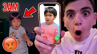 DO NOT CALL RYAN'S WORLD AT 3AM! (HE BROKE INTO MY HOUSE!)