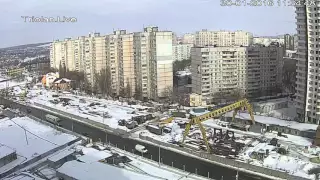 Triolan.Live - Харьков, строительство станции метро "Победа" (30-01-2016)