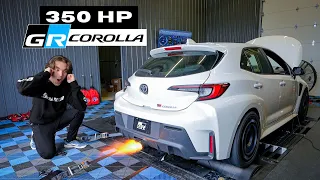 350HP GR Corolla on E85! (Huge Flames + Drifting)