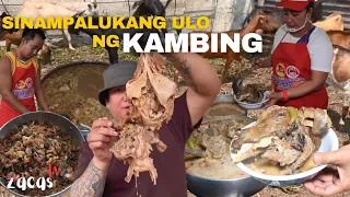 Sinampalukang ULO ng KAMBING sa Nueva Ecija! May Caldereta, PAPAITAN, at KAMPUKAN Kambing pa! Solid!