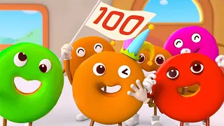 Let's Count To 100 | Learn Colors with Donuts | Kids Songs | Cartoon for Kids | BabyBus