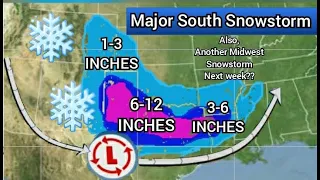 Major South U.S Snowstorm