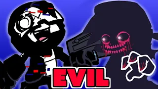 Friday Night Funkin' Corrupted Tankman VS EVIL Boyfriend