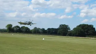 Spitfire Headcorn Aerodrome 22/-6/19-take off.