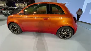 New 2024 FIAT 500e EV revealed at the LA Auto Showing.