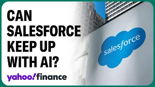 Salesforce stock plummets on concerns company is falling behind on AI