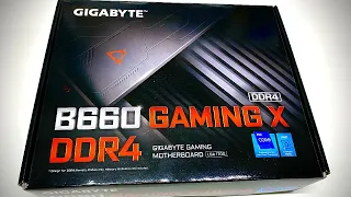 Gigabyte B660 GAMING X Unboxing