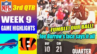 Buffalo Bills vs Cincinnati Bengals [Week 9] FULL GAME 3rd QTR (11/05/23) | NFL Highlights 2023