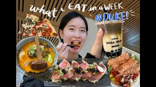 what i eat in a week @dukeuniversity