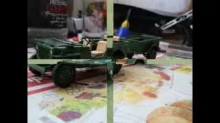 Jeep Willys stand model 1/35