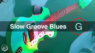 Slow Groove Blues Backing Track in G