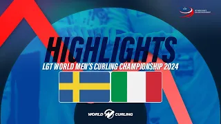Semi-final: Sweden v Italy - LGT World Men's Curling Championship 2024 - Highlights