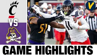 #4 Cincinnati vs East Carolina  | College Football Highlights